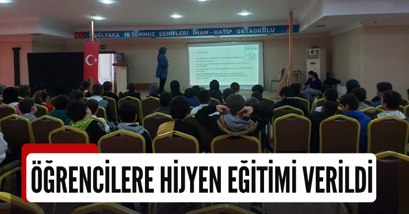 Öğrencilere Hijyen Eğitimi Verildi