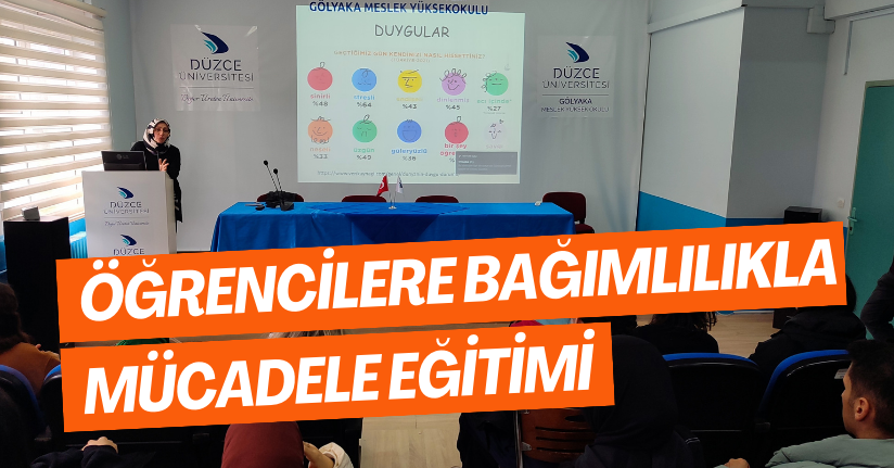 Öğrencilere Bağımlılıkla Mücadele Eğitimi