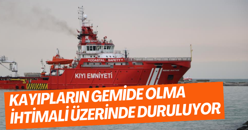 Karadeniz'in zorlu şartlarına rağmen Kafkametler'in 7 mürettebatını arama çalışmaları sürüyor