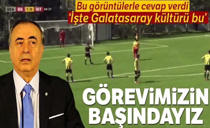 Galatasaray Kulübü Başkanı Mustafa Cengiz, 'Biz görevimizin başındayız'