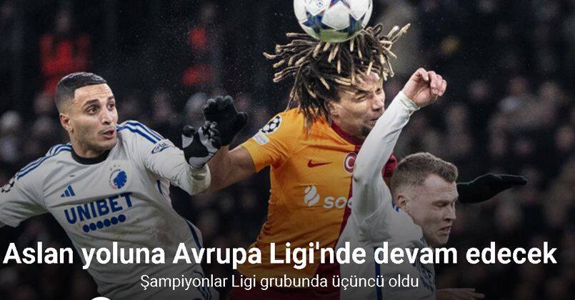 UEFA Şampiyonlar Ligi: Kopenhag: 1 - Galatasaray: 0