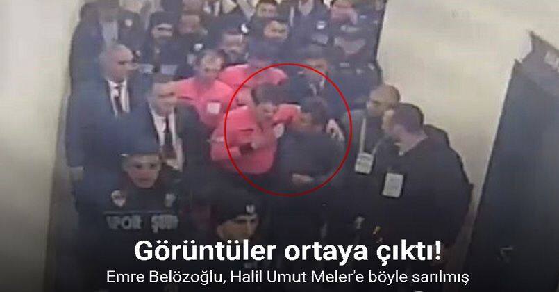 Emre Belözoğlu’nun, Halil Umut Meler’e sarıldığı anların görüntüleri ortaya çıktı