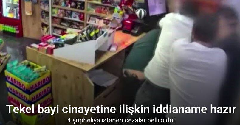 Tekel bayi cinayetine ilişkin iddianame hazırlandı