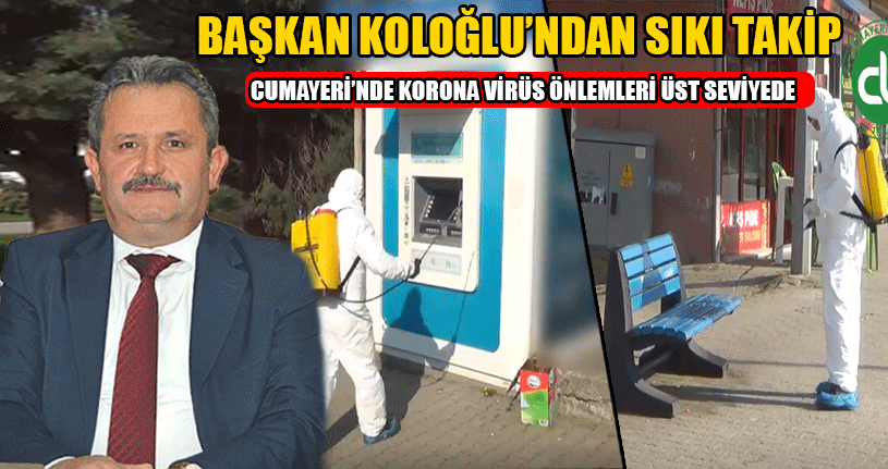 Tüm İlçede Dezenfekte Çalışmaları Sürüyor