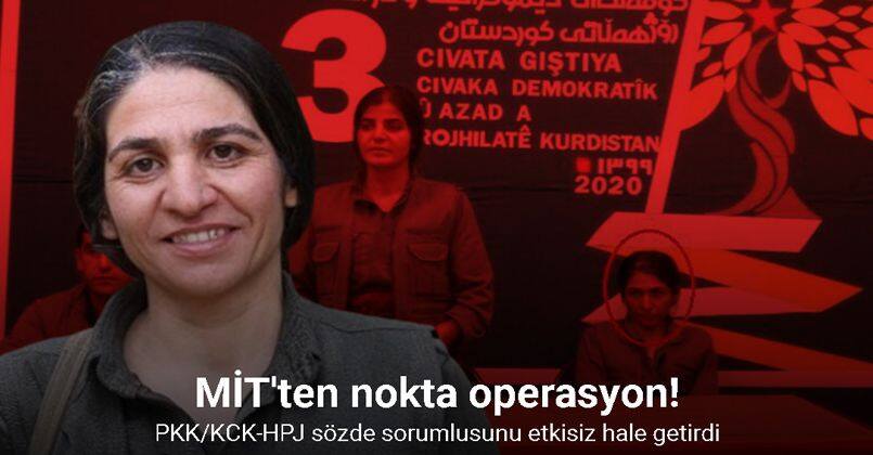 MİT, PKK’nın sözde kadın savunma güçleri komutanını etkisiz hale getirdi