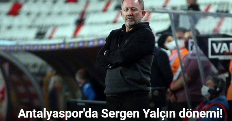 Antalyaspor, Sergen Yalçın ile anlaştı