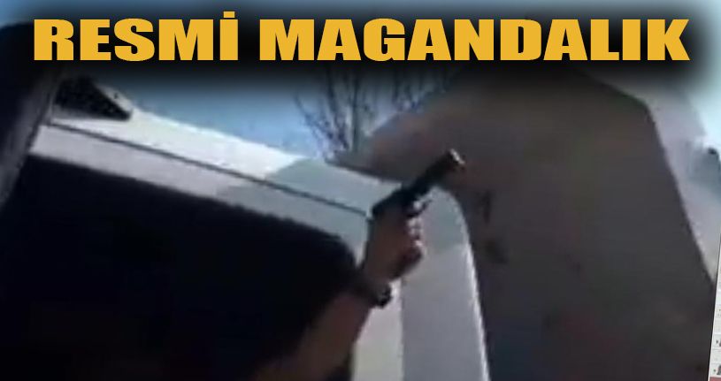 İl Özel İdaresi kamyon şoförü havaya defalarca ateş etti