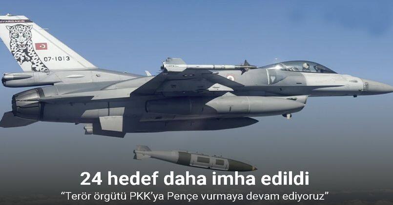 MSB: “Terör örgütü PKK’ya Pençe vurmaya devam ediyoruz”