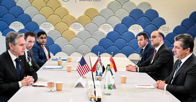 Blinken, IKBY Başbakanı Barzani ile bir araya geldi