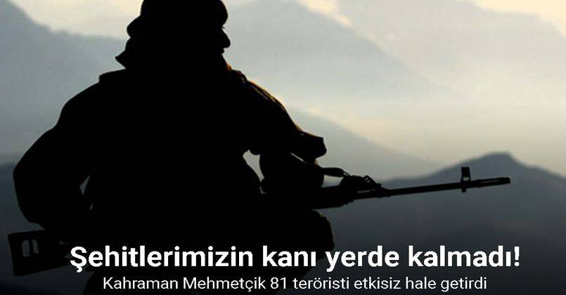 MSB: “Teröristler için her çırpınış, yeni bir yok oluş olacaktır”