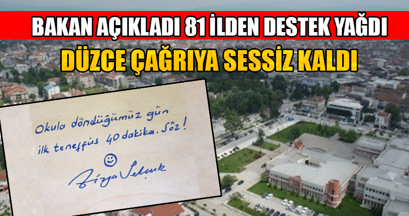 Bakan Selçuk’un Çağrısı Düzce’de Duyulmadı!