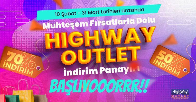 HighWay Outlet’te Kaçırılmayacak Fırsat