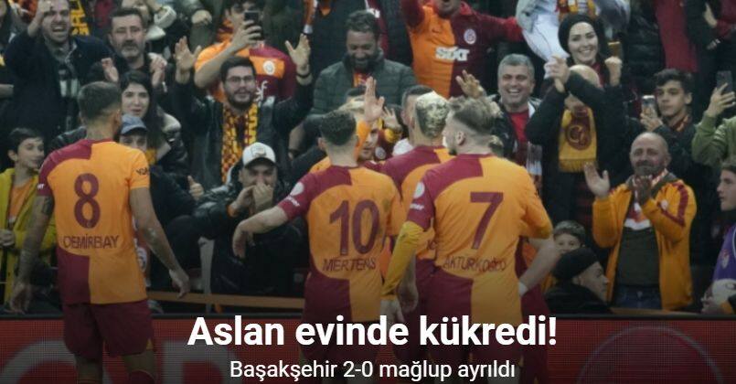 Trendyol Süper Lig: Galatasaray: 2 - RAMS Başakşehir: 0