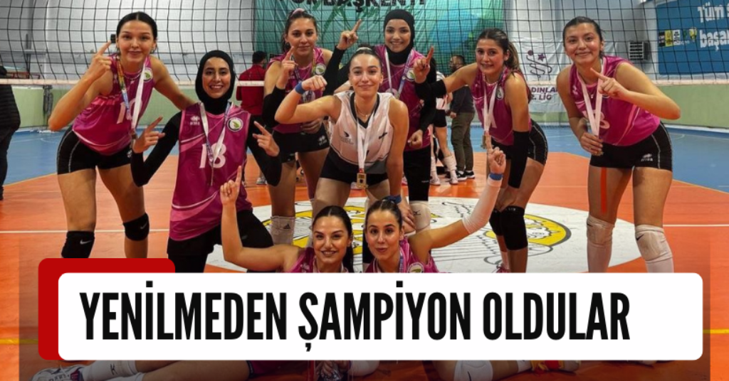 Yenilmeden Şampiyon Oldular
