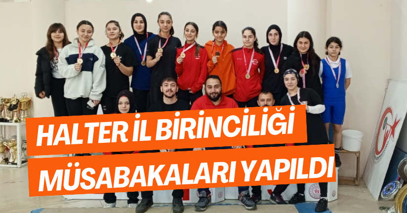 Halter İl Birinciliği Müsabakaları Yapıldı
