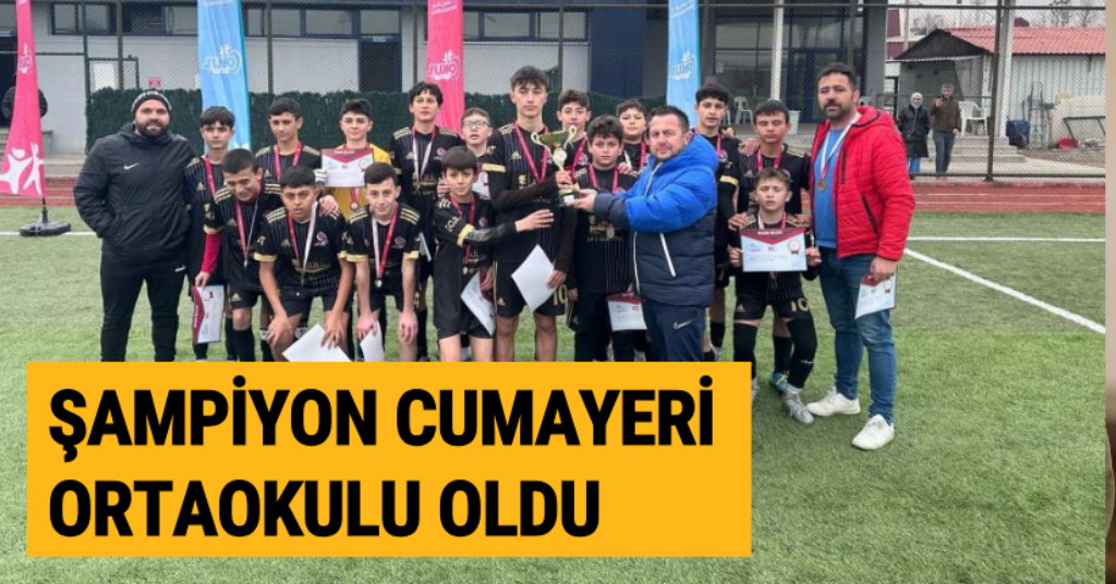 Şampiyon Cumayeri ortaokulu oldu