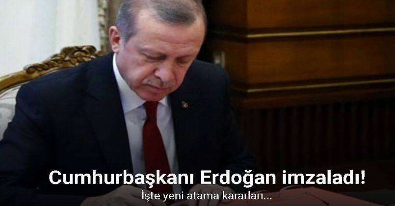 Atama kararları Resmi Gazete’de yayımlandı