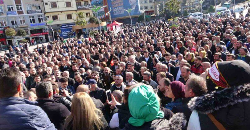 ÇAYKUR’un mevsimlik işçilerinden ‘kadro eylemi’