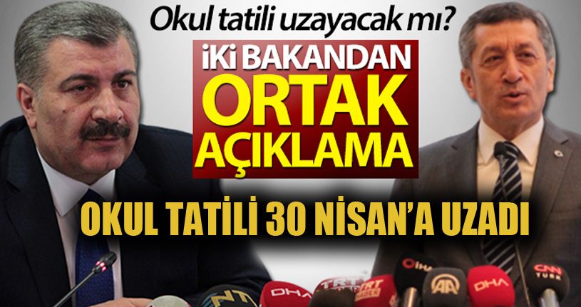 Okul tatili uzadı mı? Bakan Koca ve Selçuk'dan önemli açıklamalar