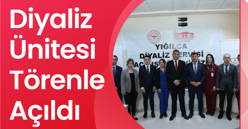 Diyaliz Ünitesi Törenle Açıldı