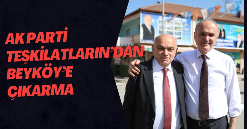 Ak Parti Teşkilatların’dan Beyköy’e Çıkarma