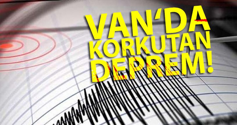 Van'ın Tuşba ilçesinde 4,7 büyüklüğünde deprem meydana geldi