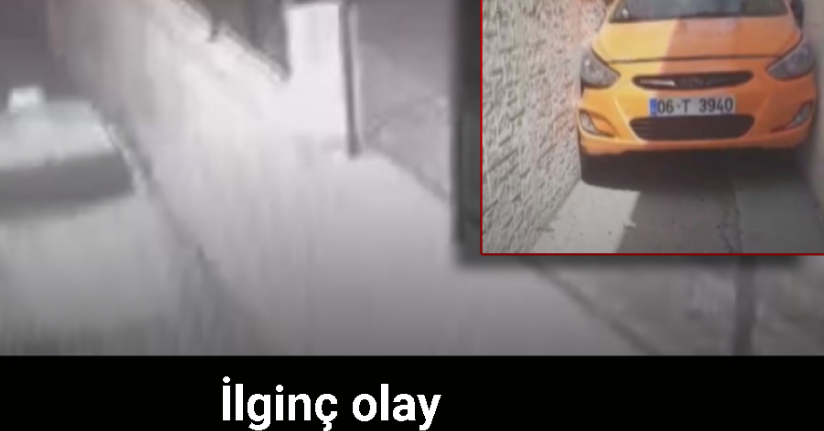Ankara’da polisten kaçan taksi sürücüsü 2 duvar arasına sıkıştı