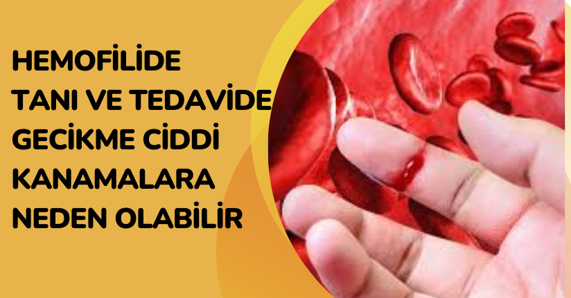 Hemofilide tanı ve tedavide gecikme, ciddi kanamalara neden olabilir