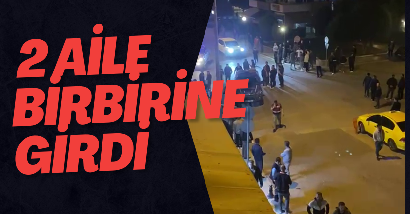 Beyköy’de büyük kavga! 2 aile birbirine girdi