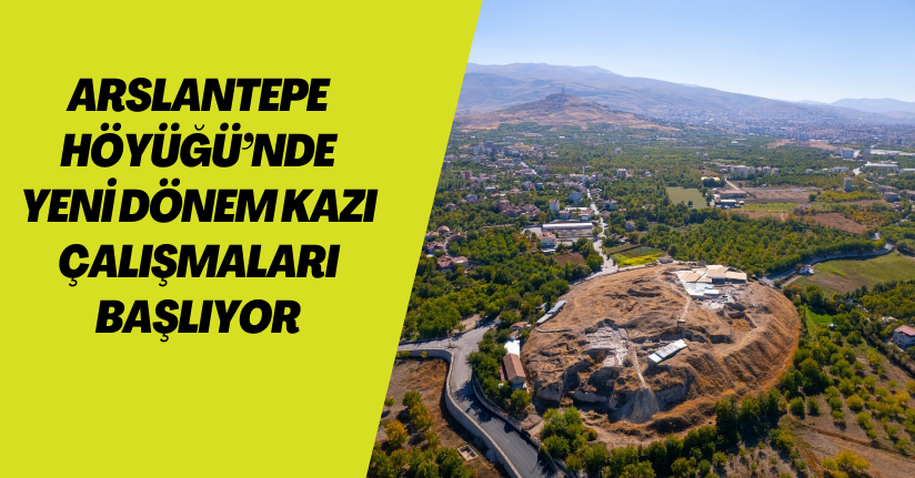 Arslantepe Höyüğü’nde yeni dönem kazı çalışmaları başlıyor