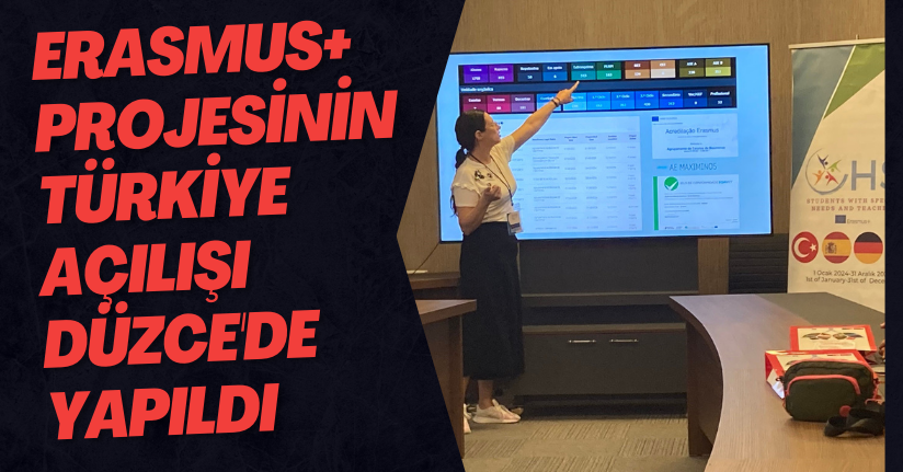 Erasmus+ projesinin Türkiye Açılışı Düzce'de Yapıldı