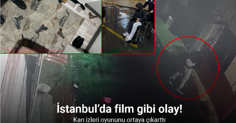 İstanbul’da film gibi olay: Silahla kendini vurdu, polis kan izlerini takip edip oyununu bozdu