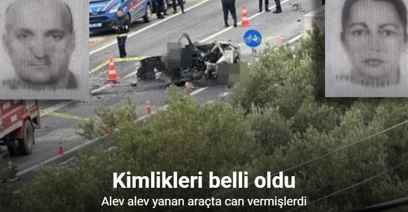 Antalya’da otomobil yangınında hayatını kaybeden Polonyalı turistlerin kimlikleri belli oldu