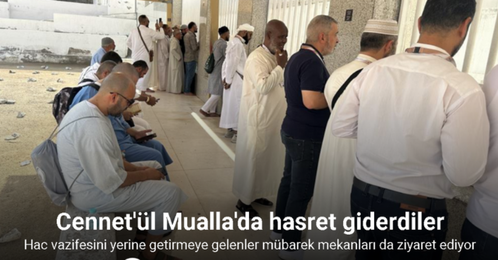 Peygamber sevdalıları Cennet'ül Mualla'da hasret giderdi