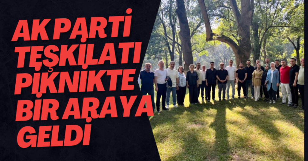 Ak Parti Teşkilatı Piknikte Bir Araya Geldi