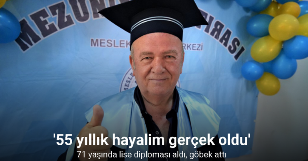 Öğrenmenin yaşı yok: 71 yaşında lise diploması aldı, göbek attı