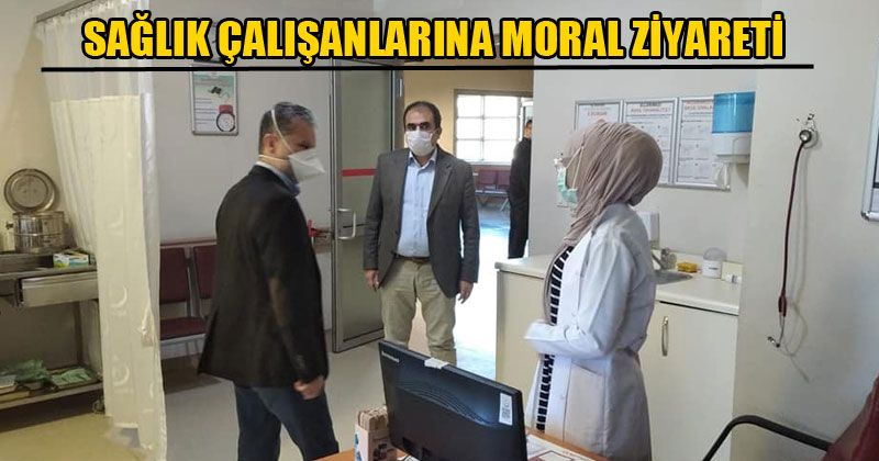 Canla Başla Çalışan Sağlık Çalışanlarına Ziyaret