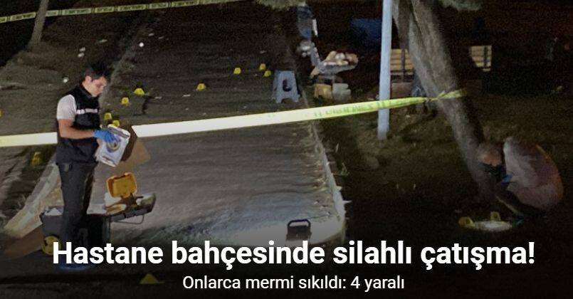Bakırköy’de hastanenin bahçesinde silahlı çatışma: 4 yaralı