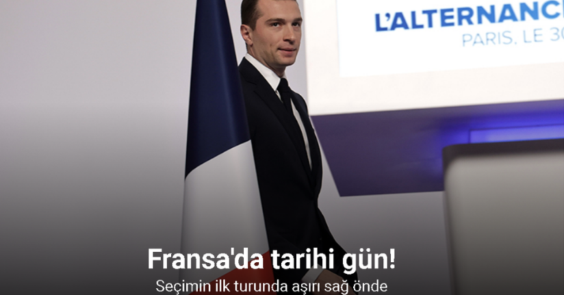 Fransa'da sandık çıkış anketlerine göre aşırı sağcı Ulusal Birlik Partisi seçimlerde önde