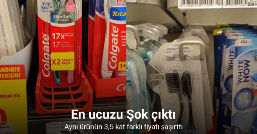 Aynı ürünün 3,5 kat farklı fiyatı şaşırttı, en ucuzu Şok çıktı