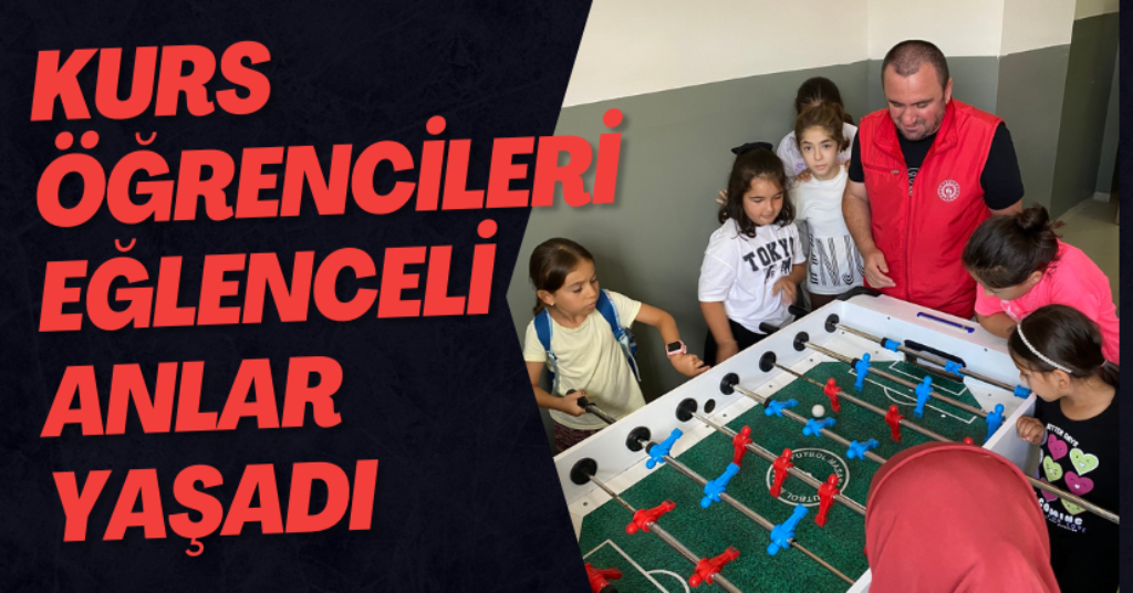 Kurs Öğrencileri Eğlenceli Anlar Yaşadı