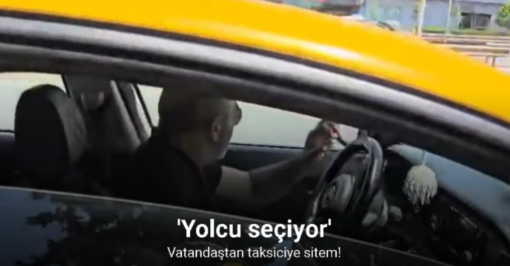 Kartal’da vatandaştan taksiciye sitem: 