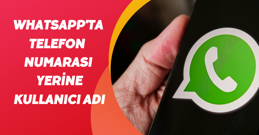 Telefon numarası yerine kullanıcı adı