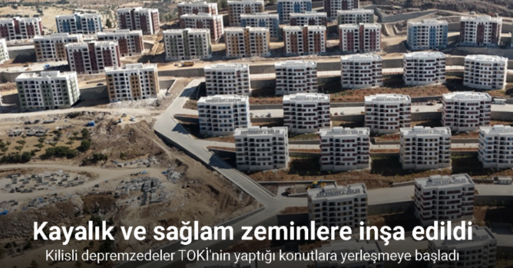 Kilisli depremzedeler TOKİ’nin yaptığı konutlara yerleşmeye başladı