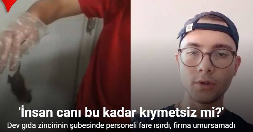 Kapaklı’da dev gıda zincirinde skandal: Fare elini ısırdı, ’bir şey olmaz dediler’ iddiası