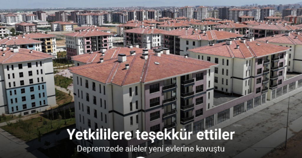 Malatyalı depremzede aileler yeni evlerine kavuştu