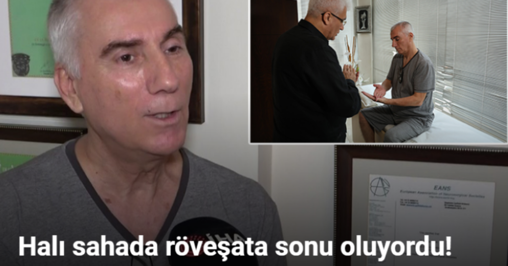 Halı sahada röveşata sonu oluyordu
