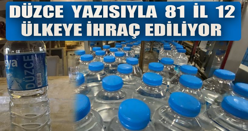 Saatte 50 Ton Su Şişeleniyor