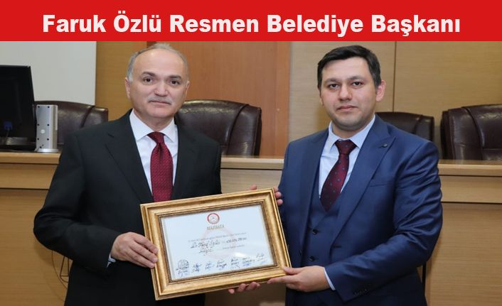 Özlü Mazbatasını Aldı