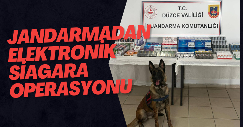 Jandarmadan Elektronik Siagara Operasyonu